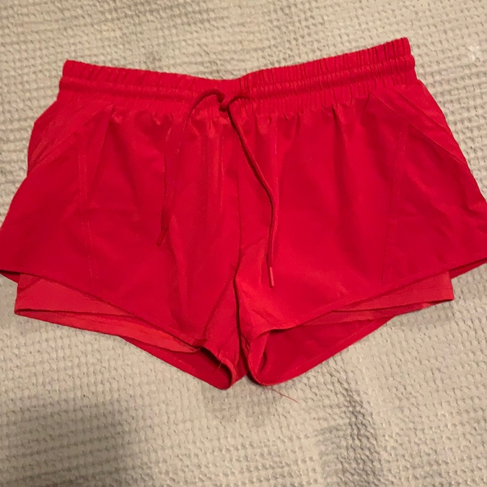 Ziya red running shorts size S